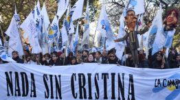Marcha contra la condena a Cristina Kirchner