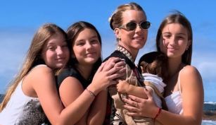 Nicole Neumann, Cruz Urcera, Indiana Cubero, Allegra Cubero, Sienna Cubero