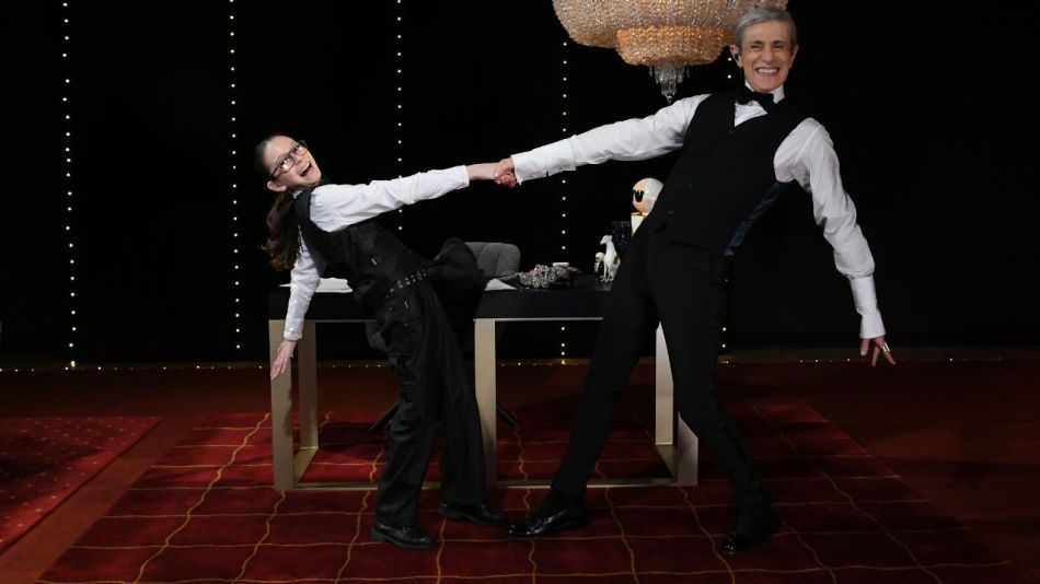 Ian Moche y Héctor Maugeri en +Caras