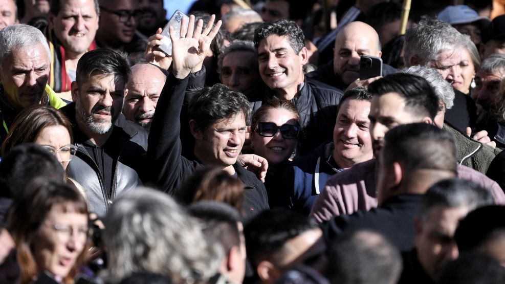 Kicillof en la marcha de Cristina en Plaza de Mayo 2