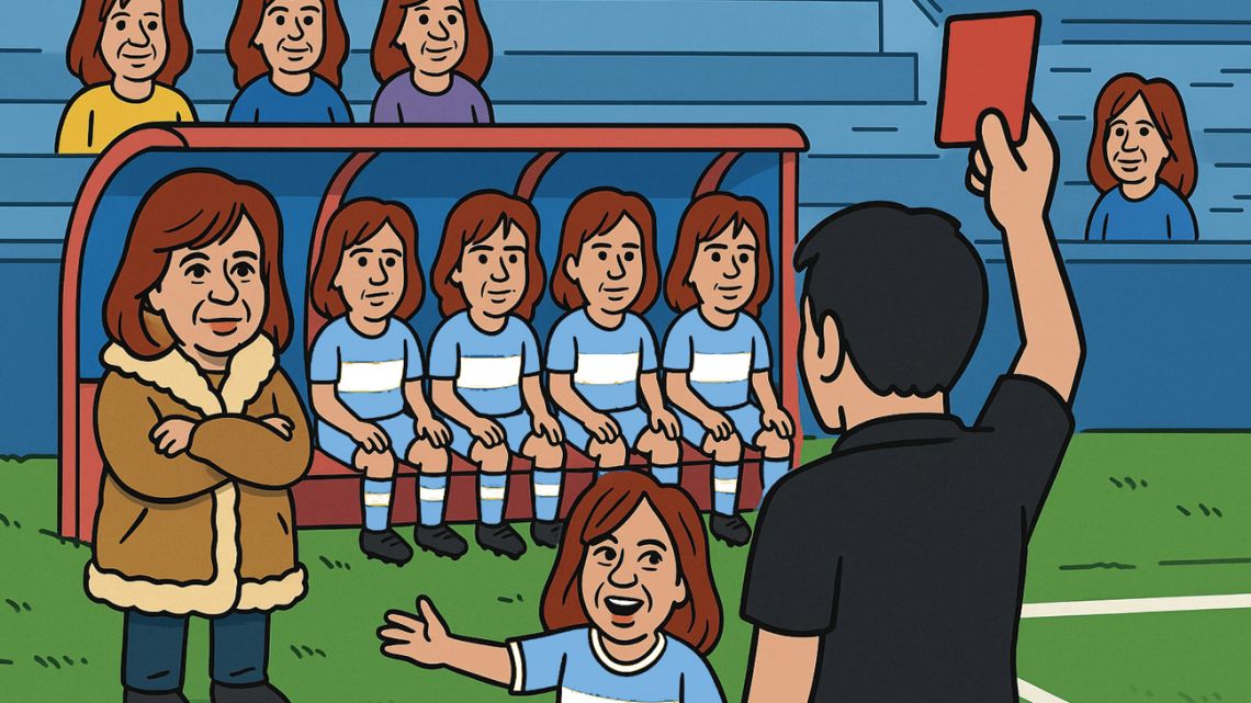 Red card for CFK.