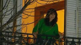 Cristina Fernandez de Kirchner saliendo al balcon 20250619