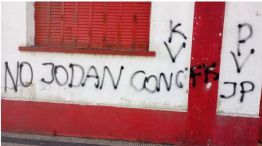 Vandalizaron Comites de la UCR