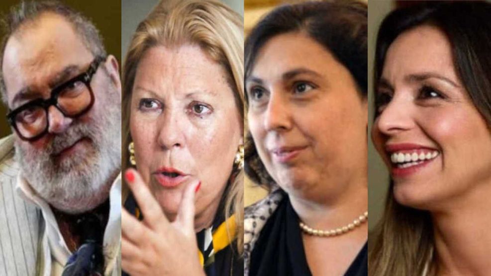 Jorge Lanata, Elisa Carrió, Paula Oliveto y Mariana Zuvic 20250619