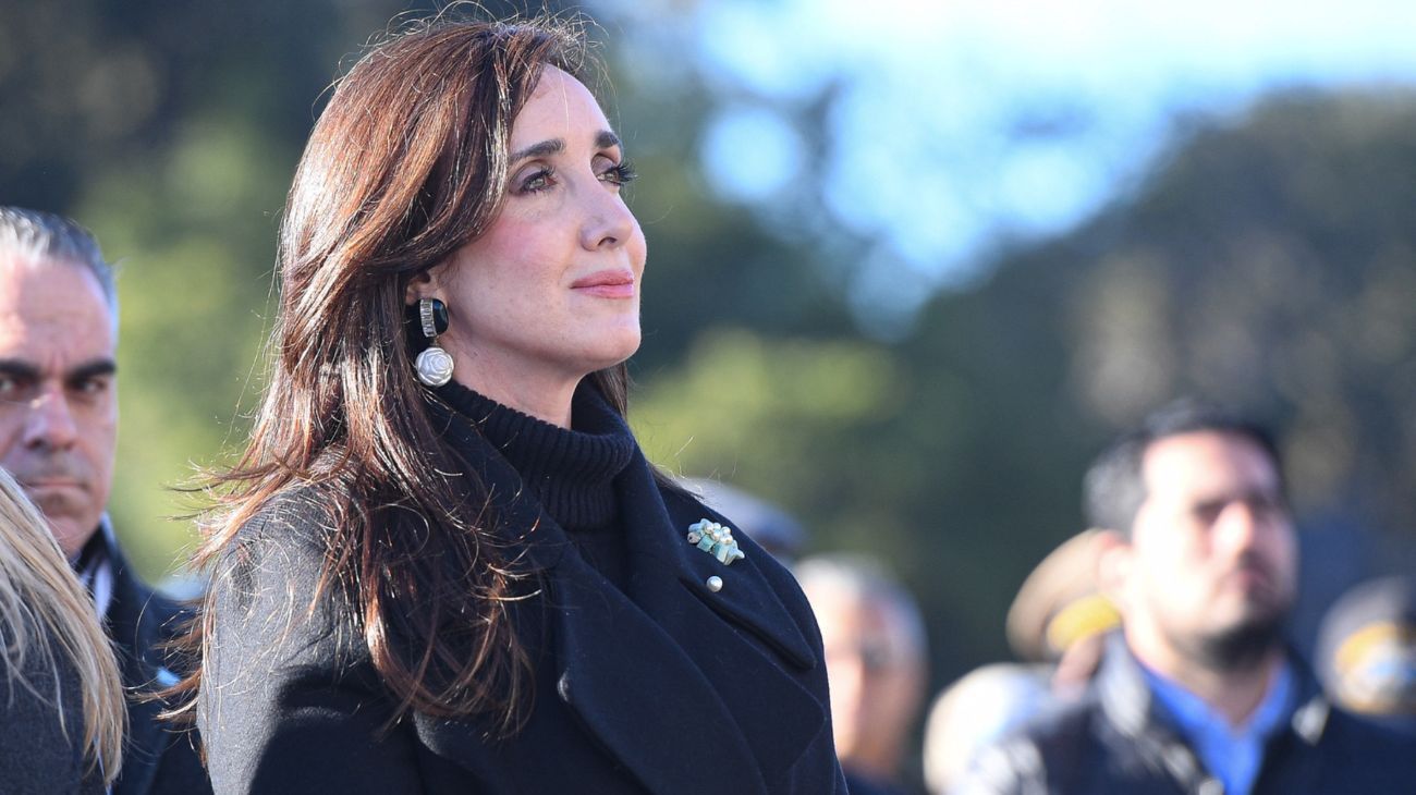 Victoria Villarruel en el acto por el Día de la Bandera en Rosario
