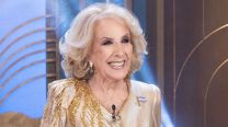 Con un espléndido look white, Mirtha Legrand brilló en su primera aparición en la celebración de Claudio Cosano tras su operación