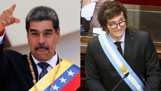 Milei y Maduro