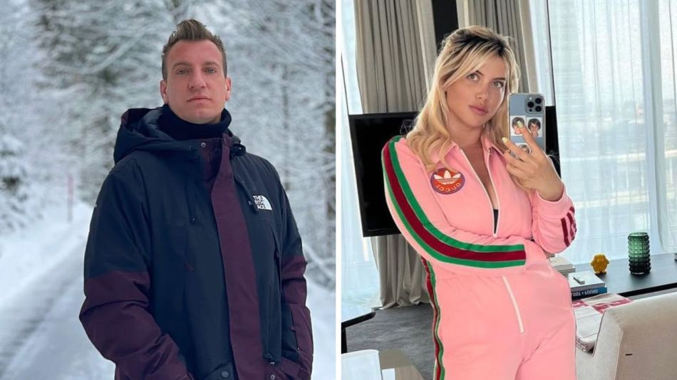 Máxi López y Wanda Nara