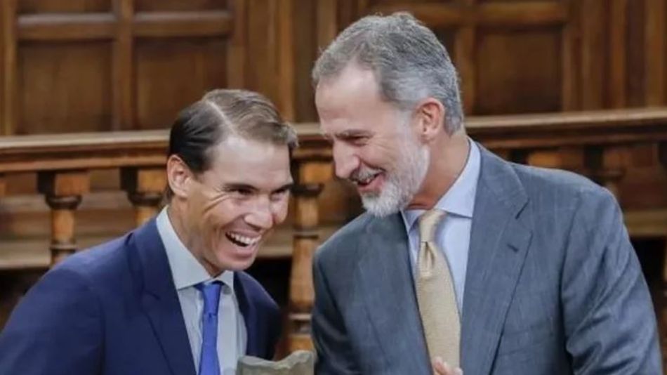 Rafael Nadal y El Rey Felipe