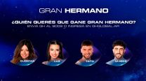 Los cuatro semifinalistas de Gran Hermano