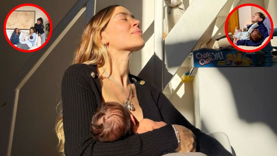 Jimena Barón y su hijo Arturo