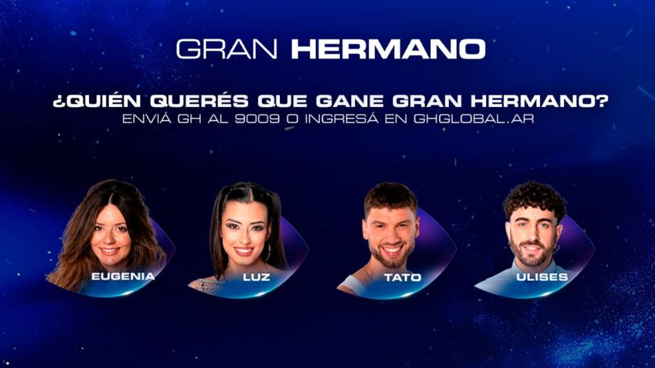 Los cuatro semifinalistas de Gran Hermano