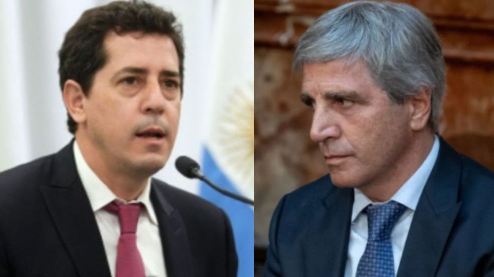 Estilo Milei: Luis Caputo insultó a Wado de Pedro ("burro, basura y corrupto")