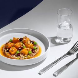 Menú Air France.