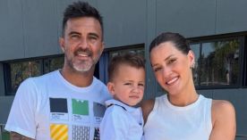 Mica Viciconte, Luca y Fabián Cubero