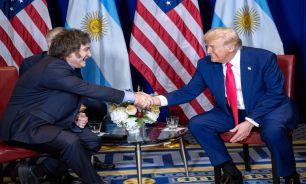 Reunión del presidente Trump con el presidente Milei