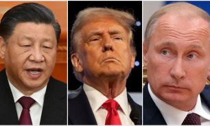 Xi Jinping, Donald Trump y Vladimir Putin.