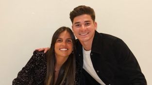 Julián Álvarez y Emilia Ferrero
