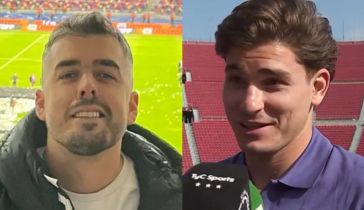 Matías Pelliccioni y Julián Álvarez