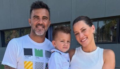 Mica Viciconte, Luca y Fabián Cubero