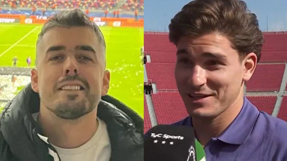 Matías Pelliccioni y Julián Álvarez