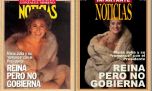 La icónica portada de NOTICIAS con María Julia Alsogaray, en la serie de Menem