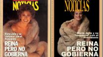 La icónica portada de NOTICIAS con María Julia Alsogaray, en la serie de Menem