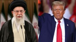 El "ayatola" Alí Jamenei, líder supremo de Irán, y el presidente de EEUU Donald Trump