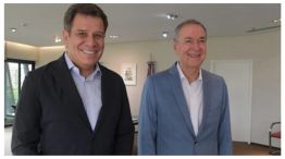 Facundo Manes y Juan Schiaretti