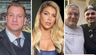 Maxi López, Wanda Nara, Mauro Icardi y su padre