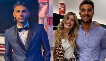 Emiliano Toper, Laurita Fernández y Claudio Brusca