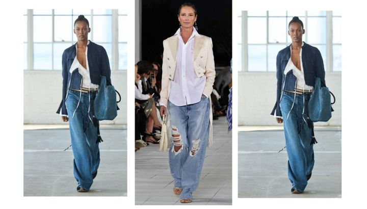 Tendencia de jeans que se arrastran: Gucci, Versace y Ralph Lauren ya lo establecieron
