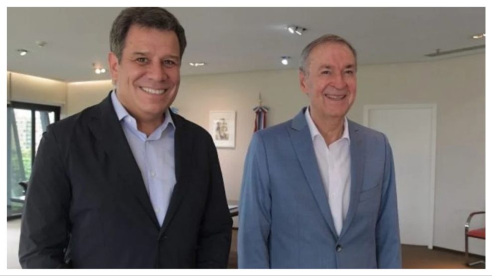 Facundo Manes y Juan Schiaretti