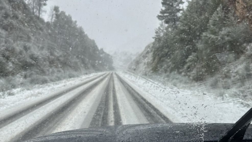 Nieva en Buenos Aires
