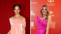 Juana Viale y María Belén Ludueña eligieron el glamour de la mano del rosa para los Martín Fierro de Teatro 2025