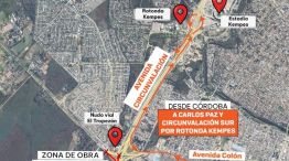 24-06-2025 cierre de accesos a Circunvalación Córdoba