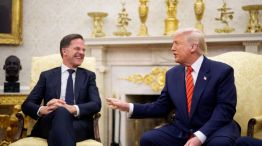 Donald Trump y Mark Rutte