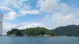 Los Meder a su paso por Ilhabela.