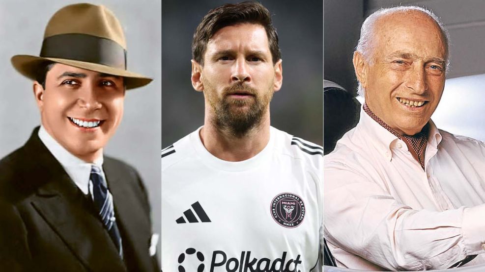 Carlos Gardel,Messi y Juan Manuel Fangio20250624 