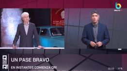El pase entre "Comunistas" y "QR"