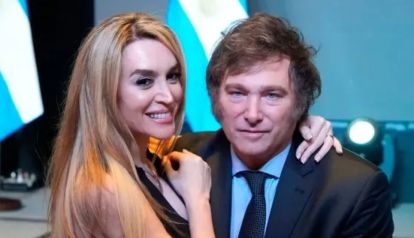 Fátima Florez y Javier Milei