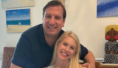 Maxi López y Daniela Christiansson