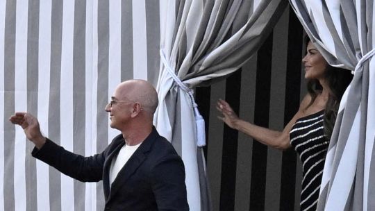 Fotos: yates, estrellas e invitados VIP inundan Venecia para la boda de Jeff Bezos