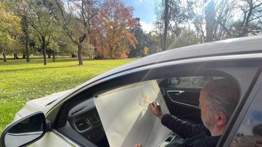 Roberto Tabbush invita a viajar entre sus “Recuerdos de la selva y de árboles amarillos”