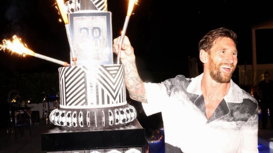El cumpleaños de Lionel Messi