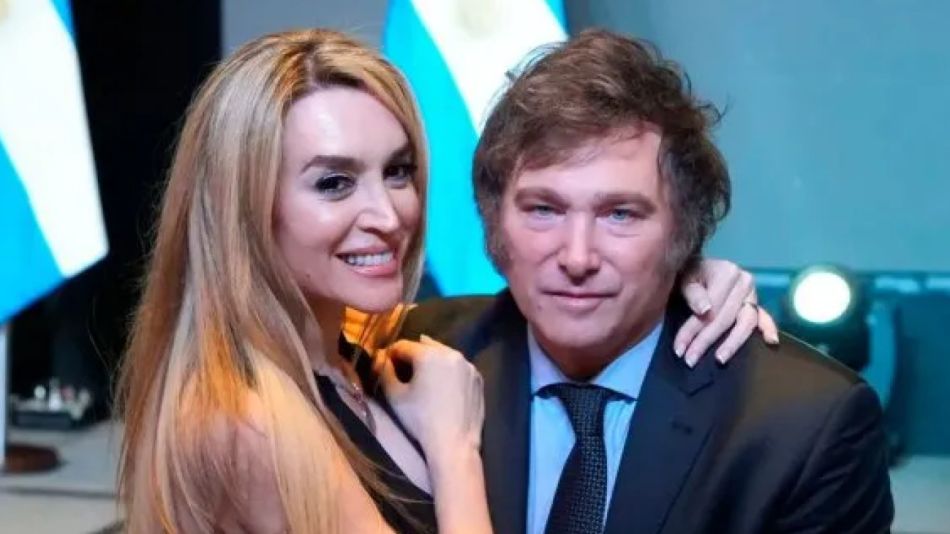 Fátima Florez y Javier Milei