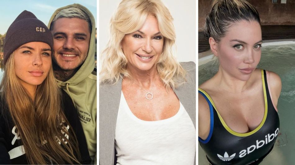 Yanina Latorre, Wanda, China Suárez y Mauro Icardi