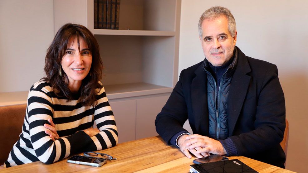 Natalia De La Sota junto a Rodriguez