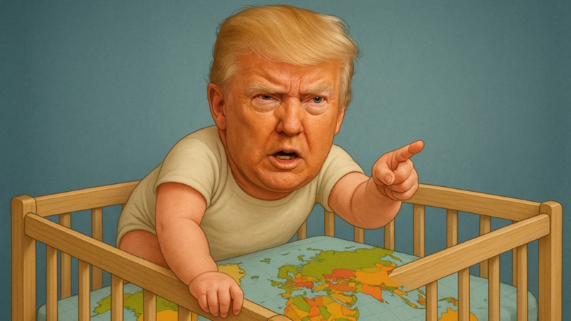 Trump baby crib.