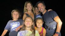 El Chino Leunis junto a sus hijos